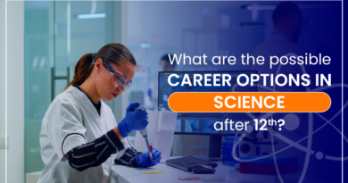 What are the possible career options for science students after the 12th?